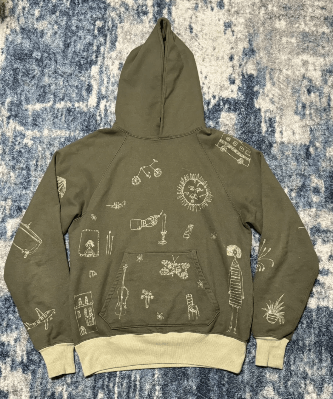 Samuel Zelig Samuel Zelig Traveling Band Hoodie Green/Biege Size L Size US L / EU 52-54 / 3 - 1 Thumbnail