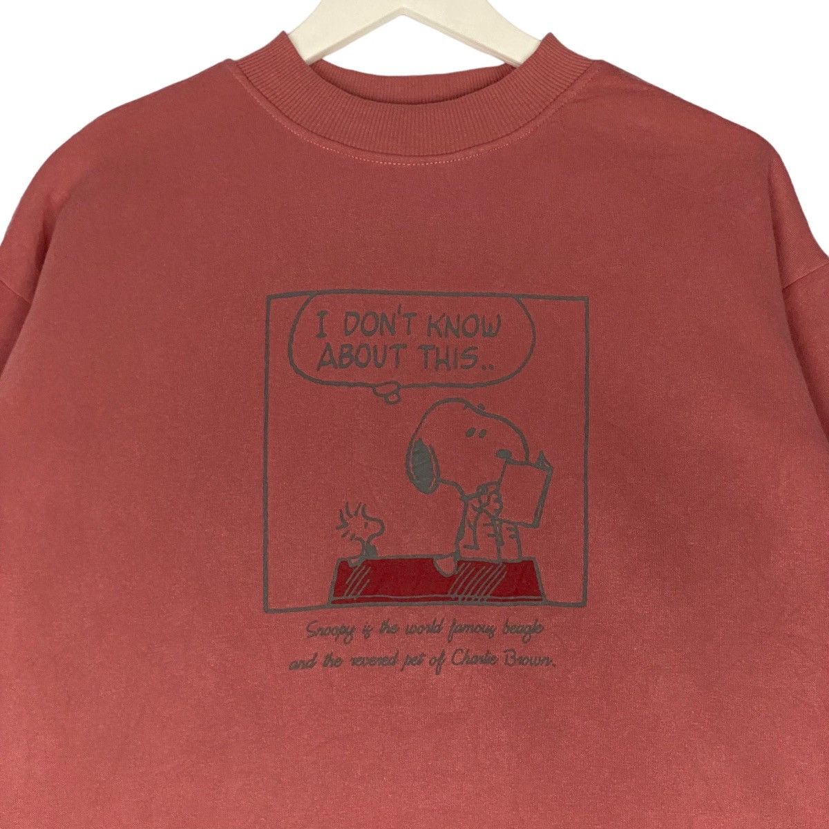 Peanuts × Vintage Vintage Peanuts Snoopy Sweatshirt Crewneck Pullover Size L / US 10 / IT 46 - 2 Thumbnail