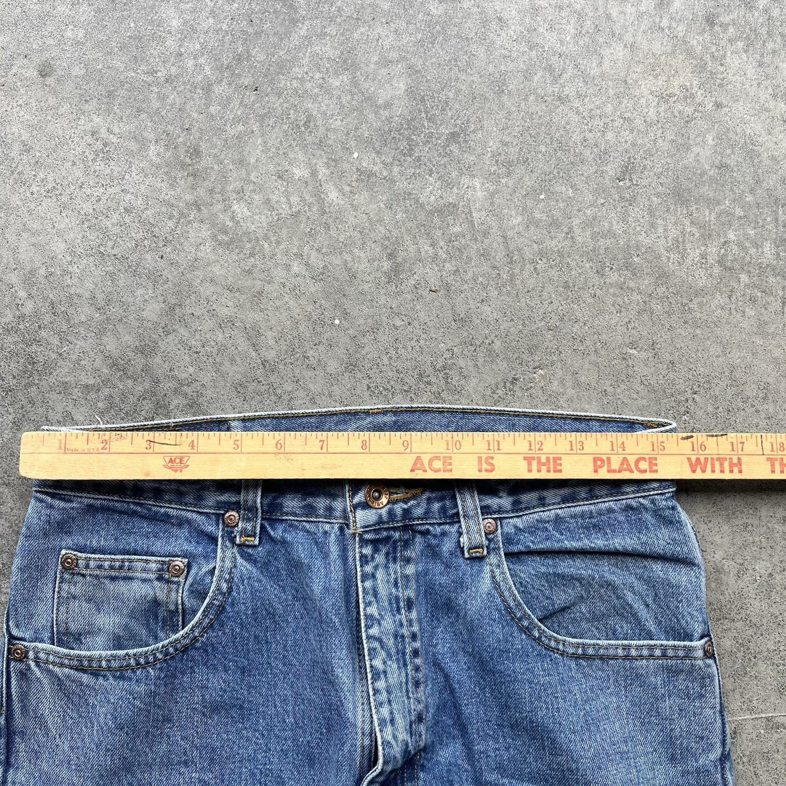 Vintage Vintage 90s Arizona Company Jeans Mens 31 X 30 Dark Wash Rel Size US 31 - 5 Thumbnail
