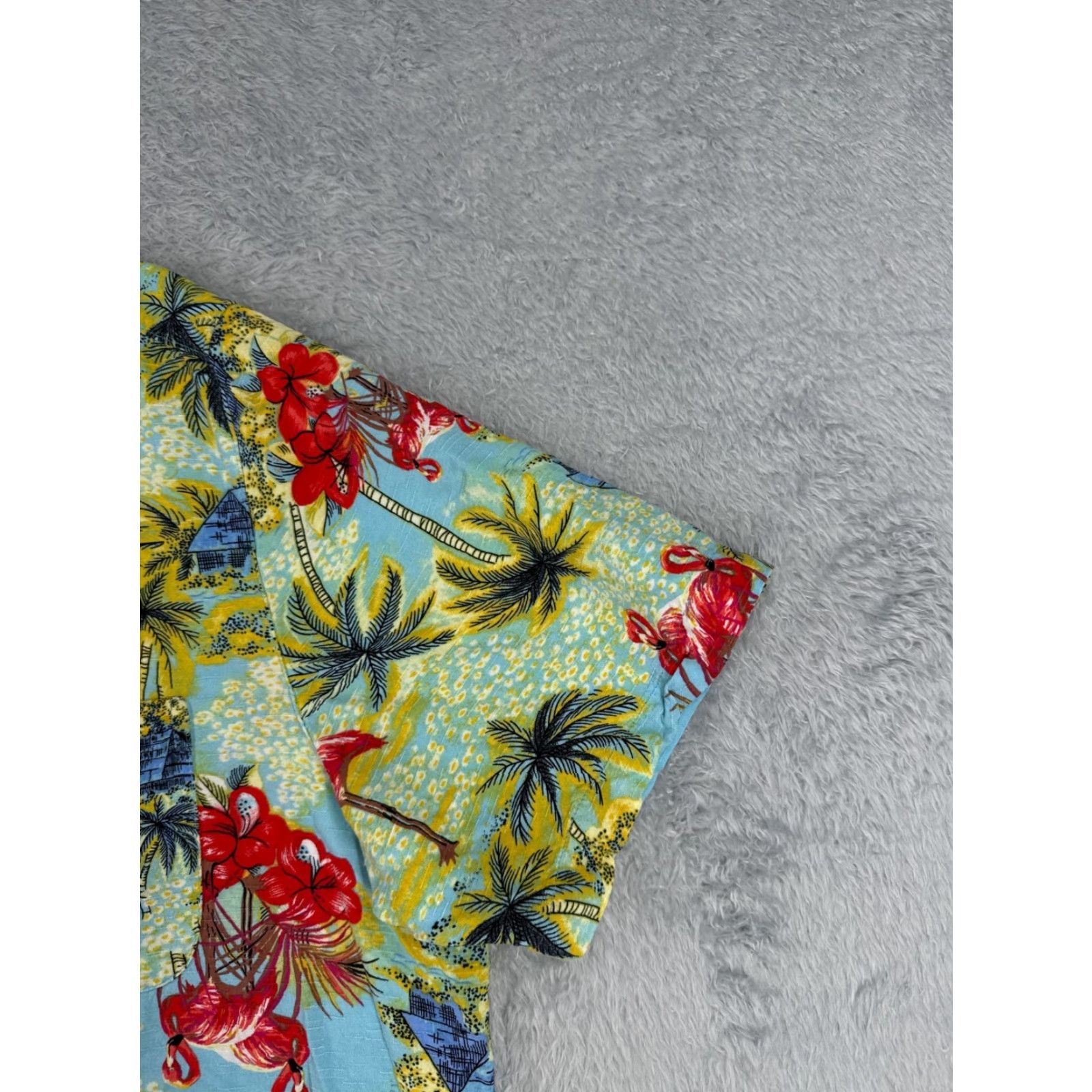 George VINTAGE George Shirt Mens 2XL Blue Floral Hawaiian Short Sleeve Button-Up Adult 2XL Mens Hawaiian Shirt Size US XXL / EU 58 / 5 - 2 Thumbnail