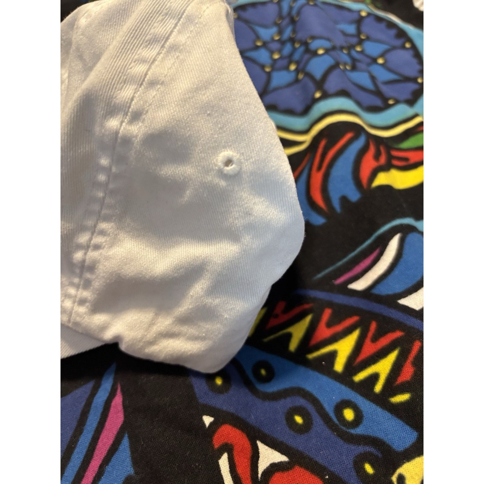 Vintage Flawed white polo ralph lauren shield spellout hat dad hat Size ONE SIZE - 4 Thumbnail