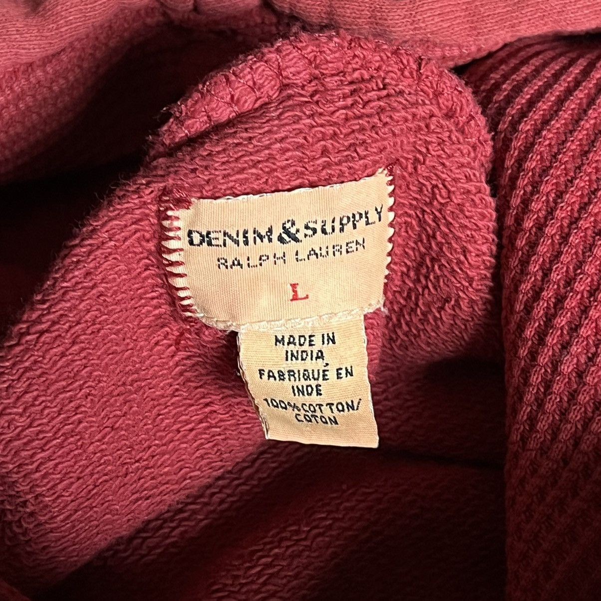 Denim & Supply Ralph Lauren Vintage Polo Ralph Lauren Denim & Supply Emblem Logo Hoodie Size US L / EU 52-54 / 3 - 5 Thumbnail