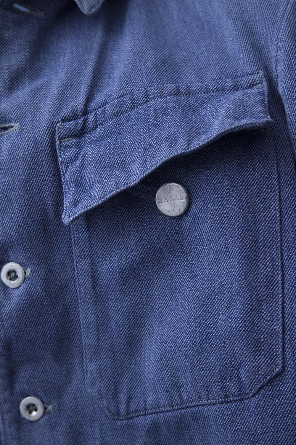 Vintage Vintage 1950's swiss army denim chore jacket Size US M / EU 48-50 / 2 - 5 Thumbnail