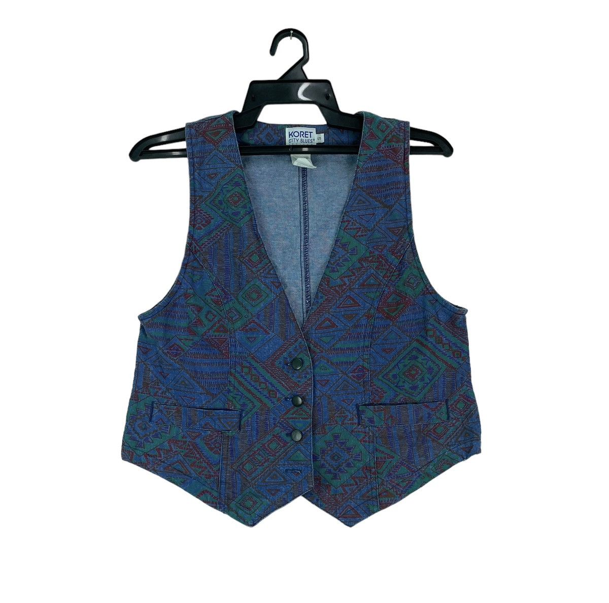 Vintage Vtg 90s KORET western ethnic art vest jacket Small size Size US S / EU 44-46 / 1 - 1 Thumbnail