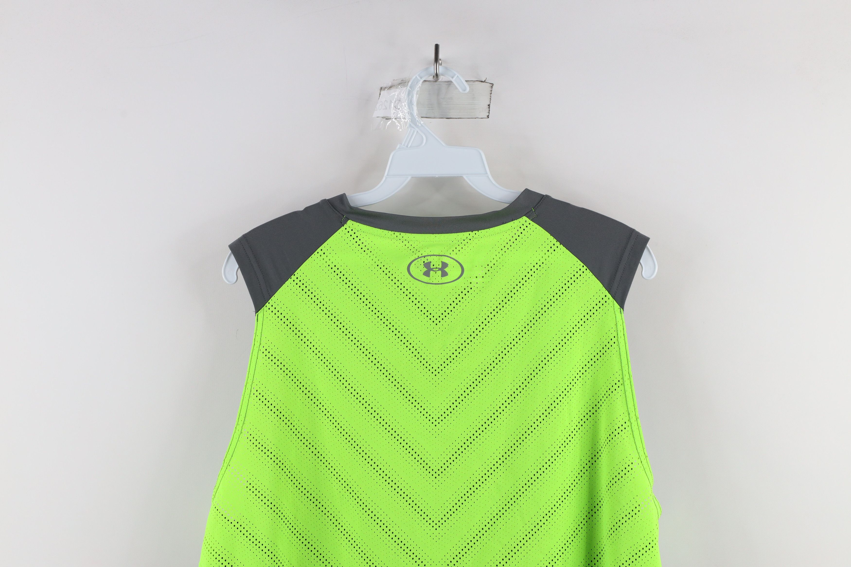 Under Armour × Vintage Under Armour NFL Combine Sleeveless Muscle T-Shirt Gray Size US XL / EU 56 / 4 - 11 Thumbnail