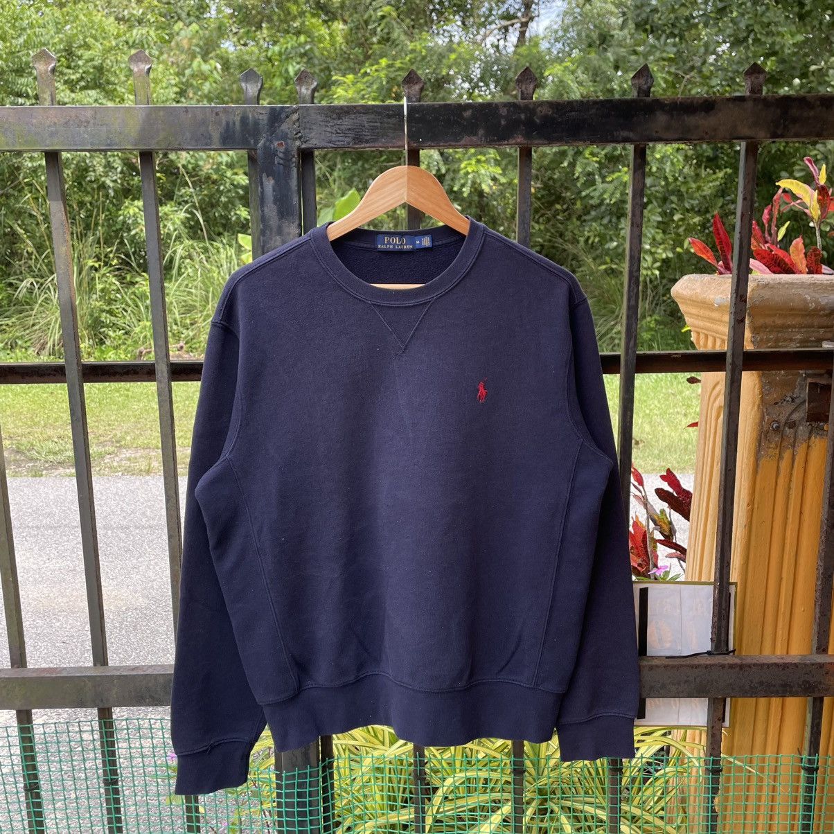 Polo Ralph Lauren 🔥Polo Ralph Lauren Small Pony Logo Blue Sweatshirts Size US M / EU 48-50 / 2 - 1 Thumbnail