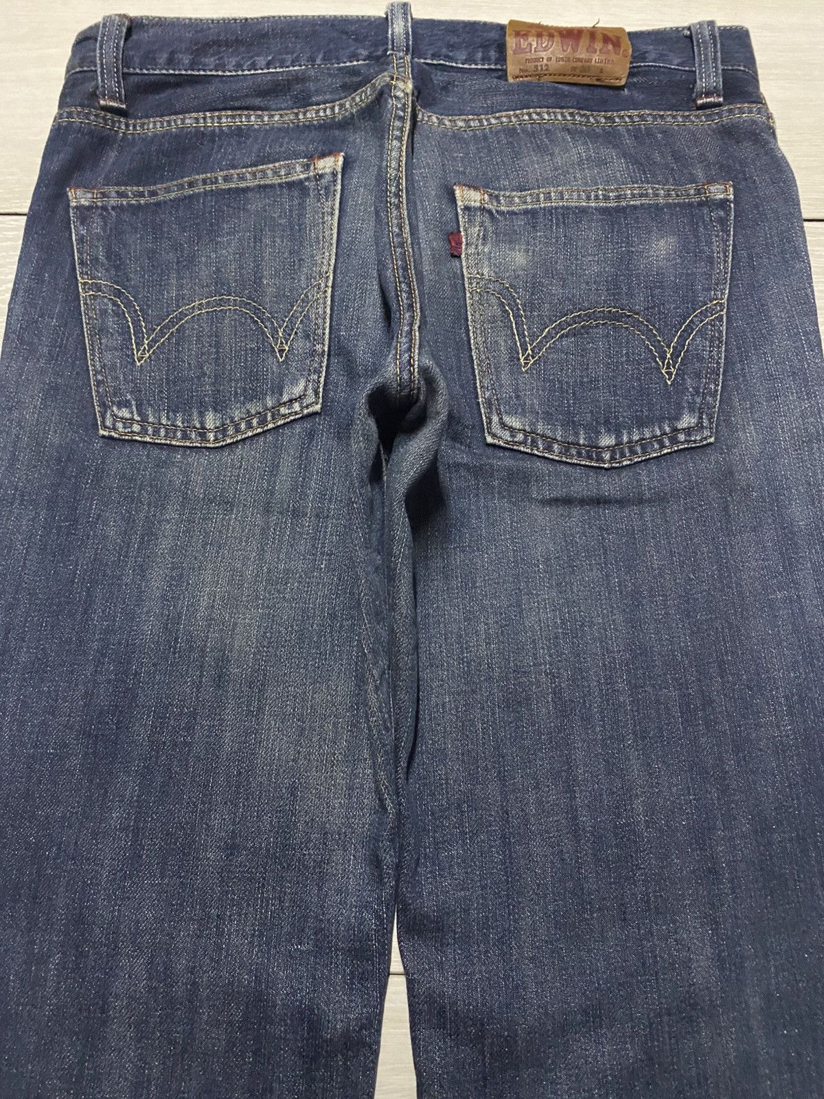 Edwin Vintage Japanese Brand Edwin 512 Blue Wash Flare Jeans Size US 32 / EU 48 - 4 Thumbnail