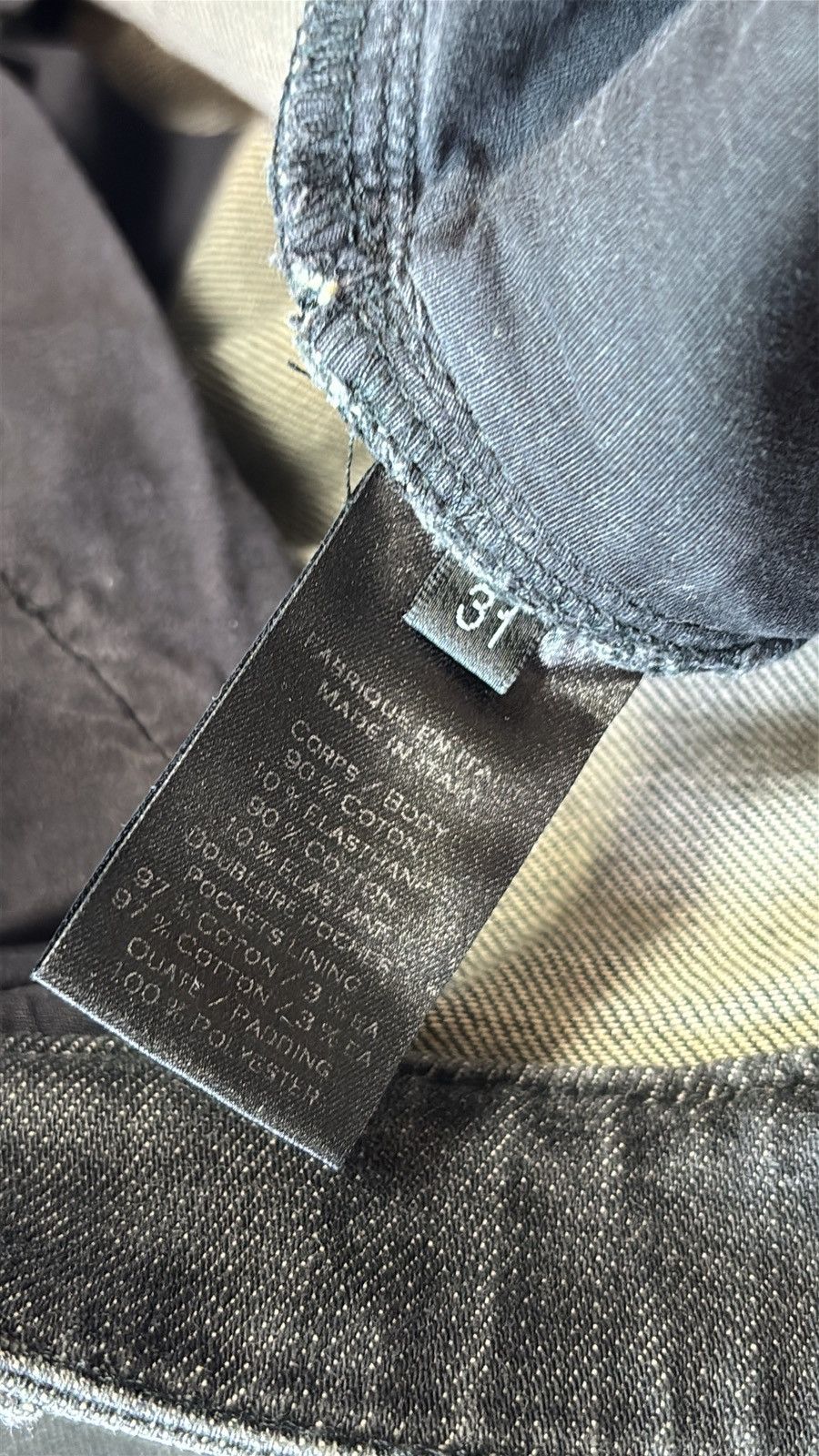 Balmain Balmain Quilting Biker Jean Size US 31 - 6 Thumbnail