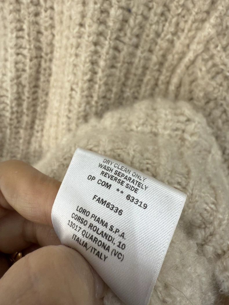 Loro Piana LORO PIANA Cashmere yarn cocoon round neck sweater Size XS / US 0-2 / IT 36-38 - 3 Thumbnail