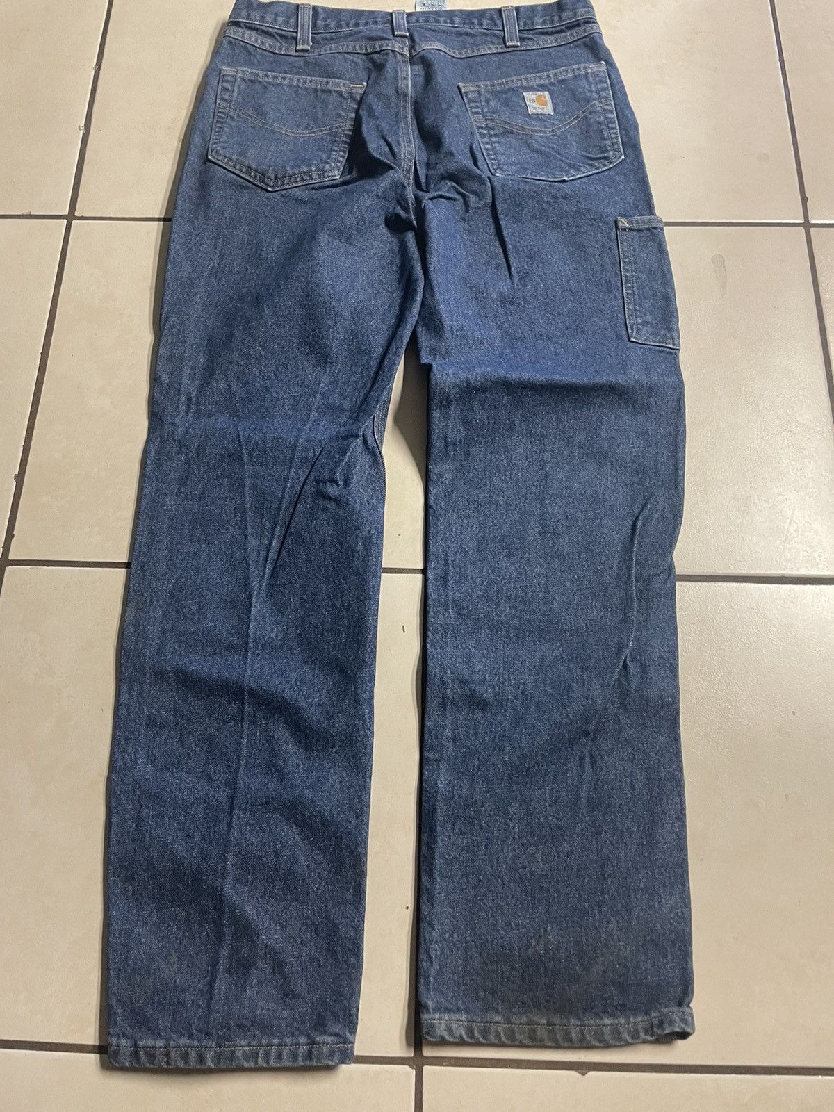 Carhartt × Vintage Vintage Y2K Carhartt Double Knee Jeans Size US 34 / EU 50 - 2 Thumbnail