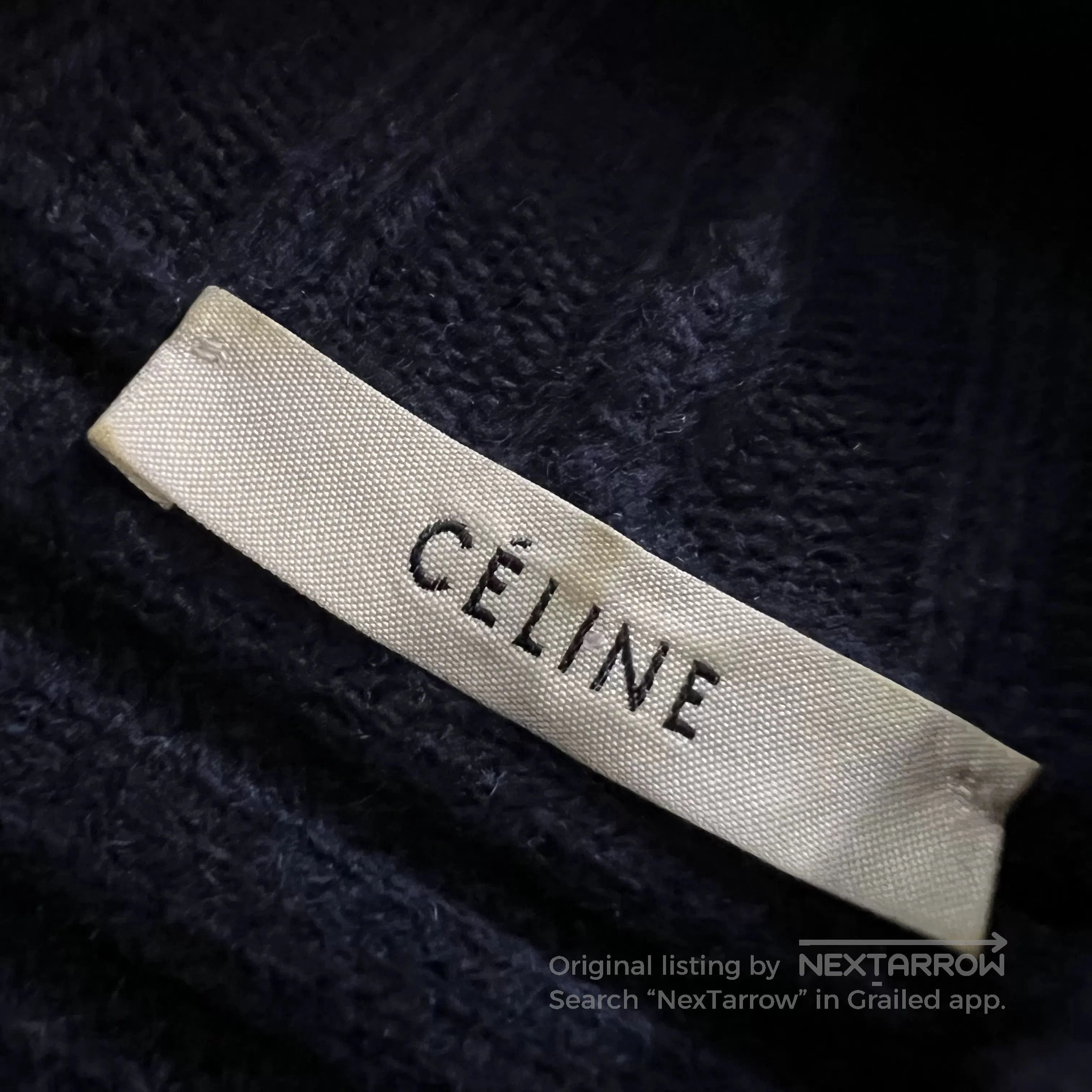 Celine Celine High Neck Wool Knit Sweater. Size S / US 4 / IT 40 - 2 Thumbnail