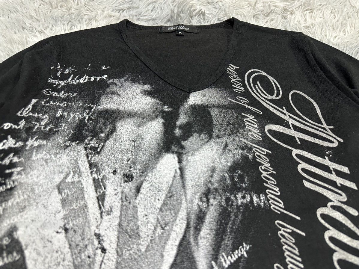 If Six Was Nine 🔥Sick Y2K Clash Ahead Union Jack Poem Ls Shirt Goth Punk Size US M / EU 48-50 / 2 - 5 Thumbnail