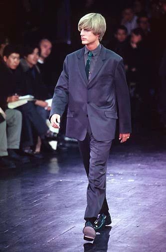 Yohji Yamamoto Yohji Yamamoto 97AW 3B Mixed Luminous Wax Blazer M Size US M / EU 48-50 / 2 - 3 Thumbnail