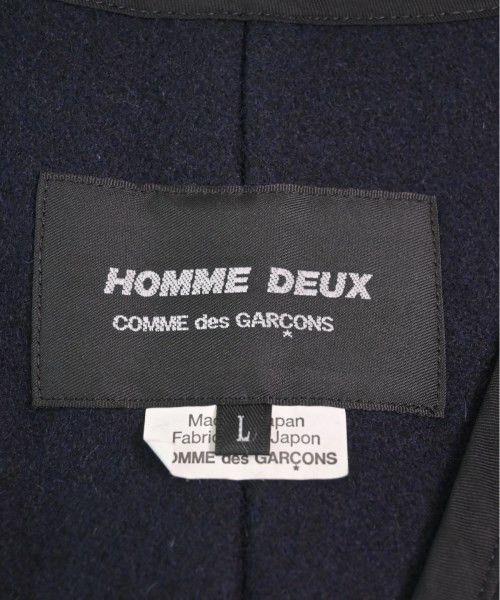 Comme des Garcons Homme Deux Coat Wool Zipper Sleeveless Inseam Pocket Multicolor Size US L / EU 52-54 / 3 - 9 Thumbnail