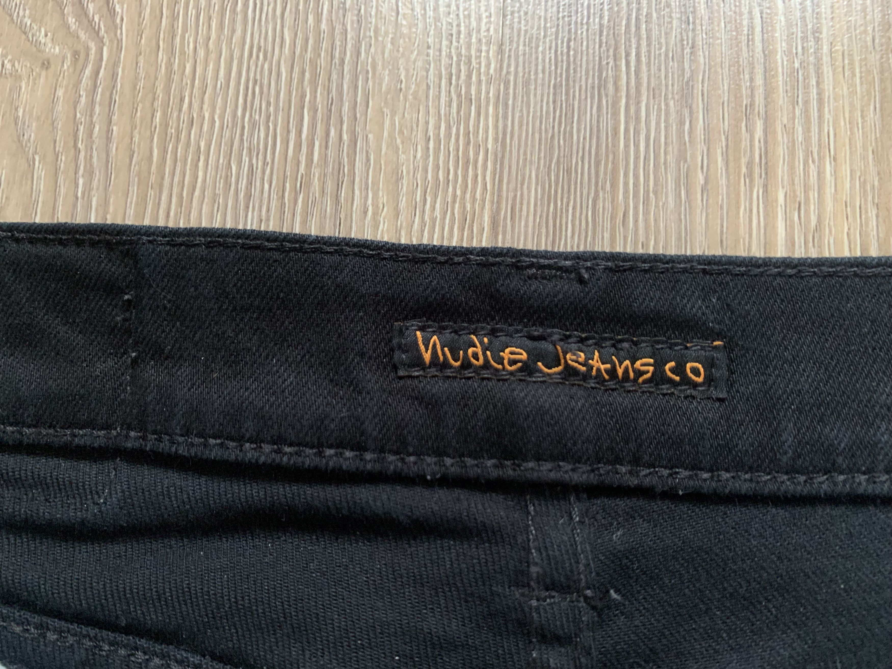 Nudie Jeans Mens Nudie Jeans Co Black Stretch Jeans Size US 30 / EU 46 - 8 Thumbnail