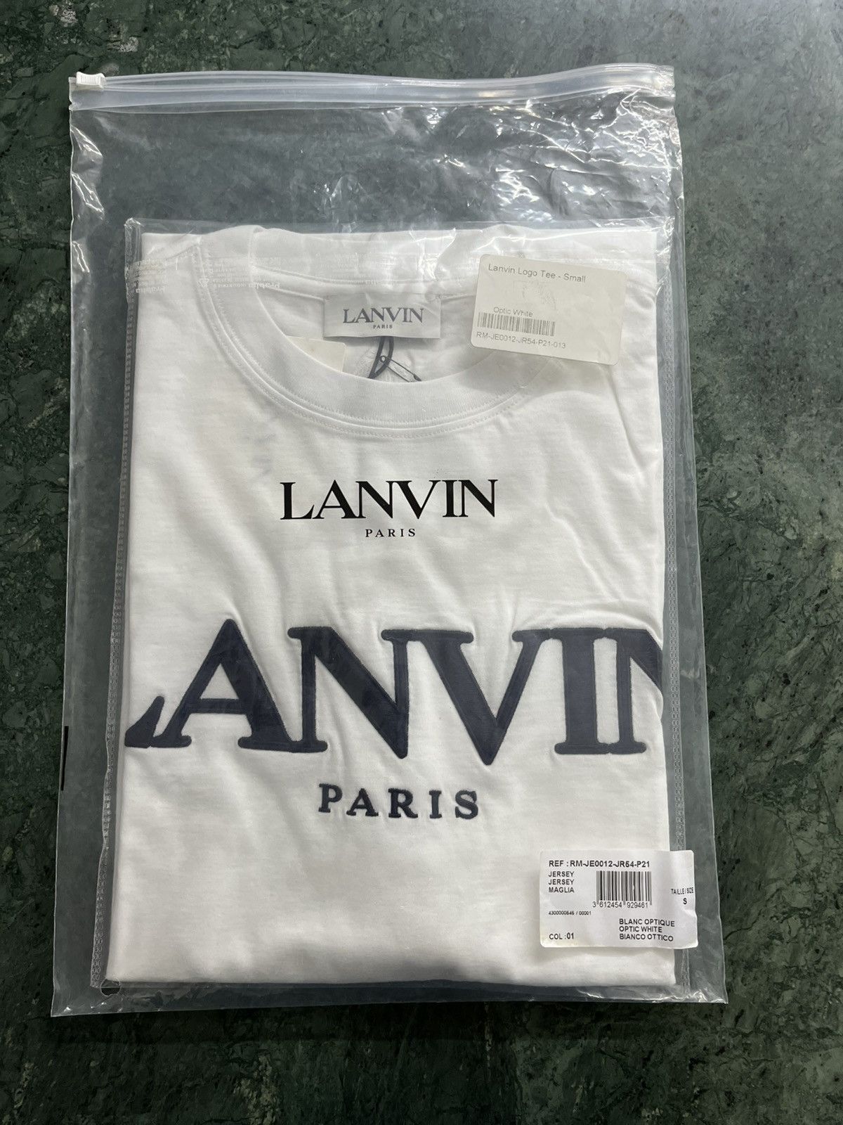 Lanvin Lanvin big embroidered logo tshirt Size US S / EU 44-46 / 1 - 7 Thumbnail