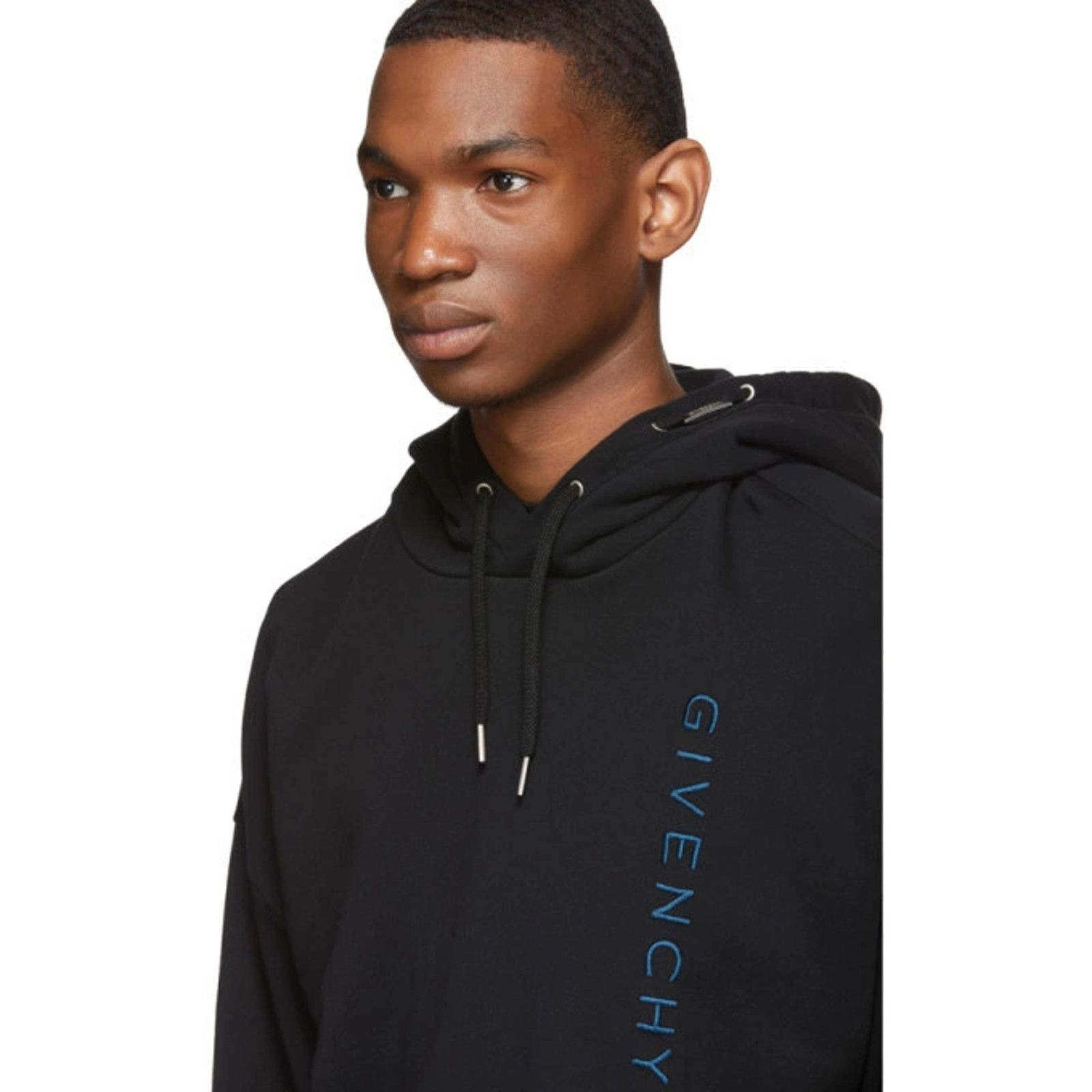 Givenchy Givenchy Stitch Logo Cuff Hoodie Hooded Cotton M Medium Size US M / EU 48-50 / 2 - 9 Thumbnail