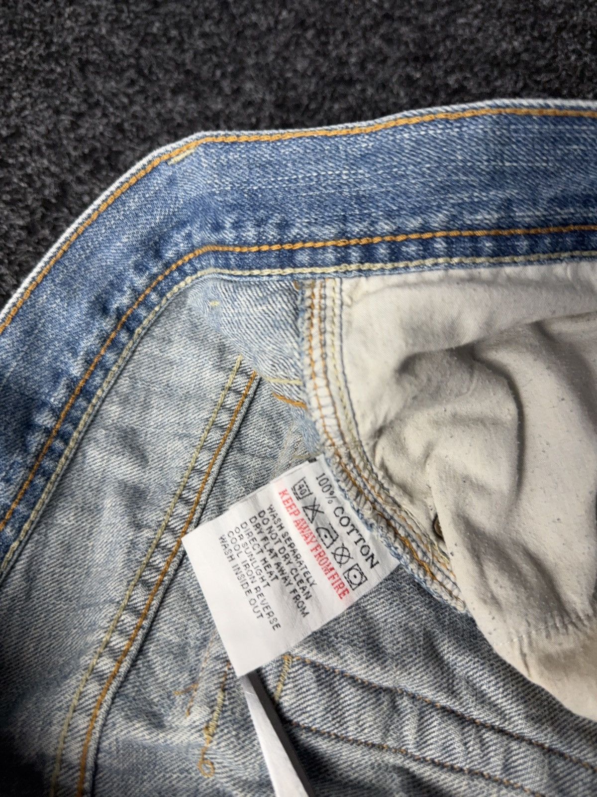No Fear Vintage 90s No Fear Retro Y2K Baggy Denim pants jeans Size US 37 - 7 Thumbnail
