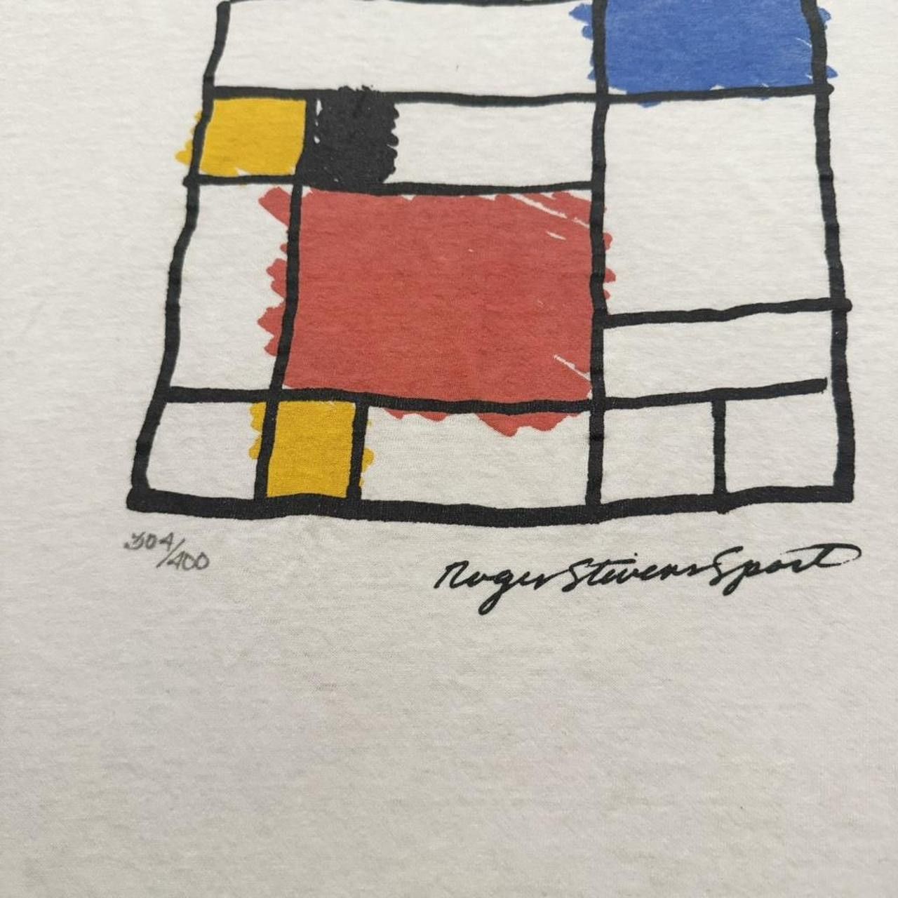 Vintage Vintage 90s Mondrian Style Modern Art Tee XL Size US XL / EU 56 / 4 - 5 Thumbnail