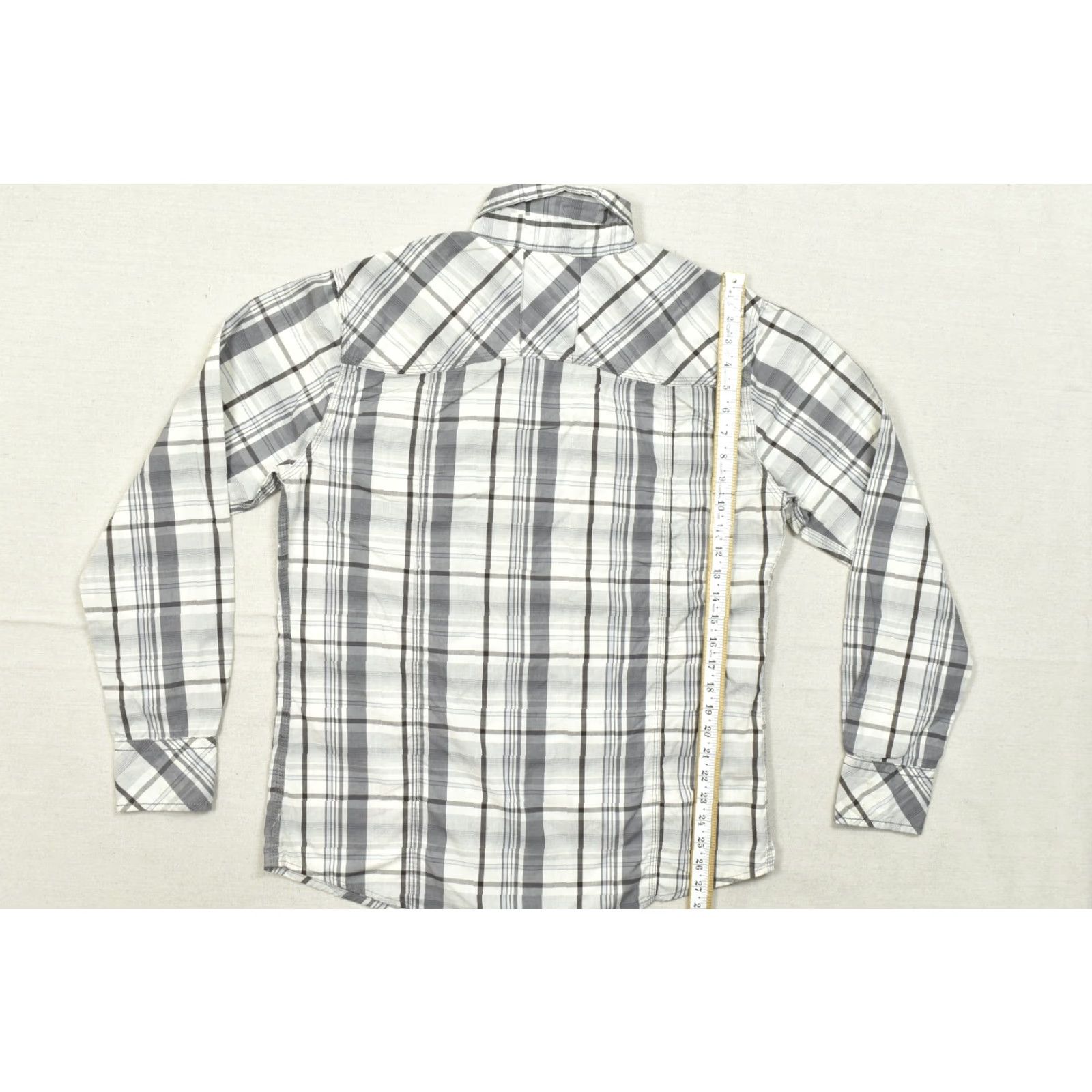 Vintage BKE Athletic Fit Men's L Long Sleeve Plaid Western Pearl Snap Button-Down Shirt Size US L / EU 52-54 / 3 - 3 Thumbnail