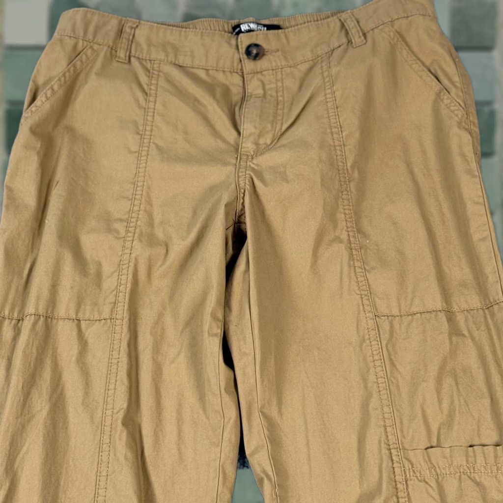 Vintage American Rewash Tan Cargo Pants Regular Size 5 Cotton Utility Track Size 27" / US 4 / IT 40 - 1 Thumbnail