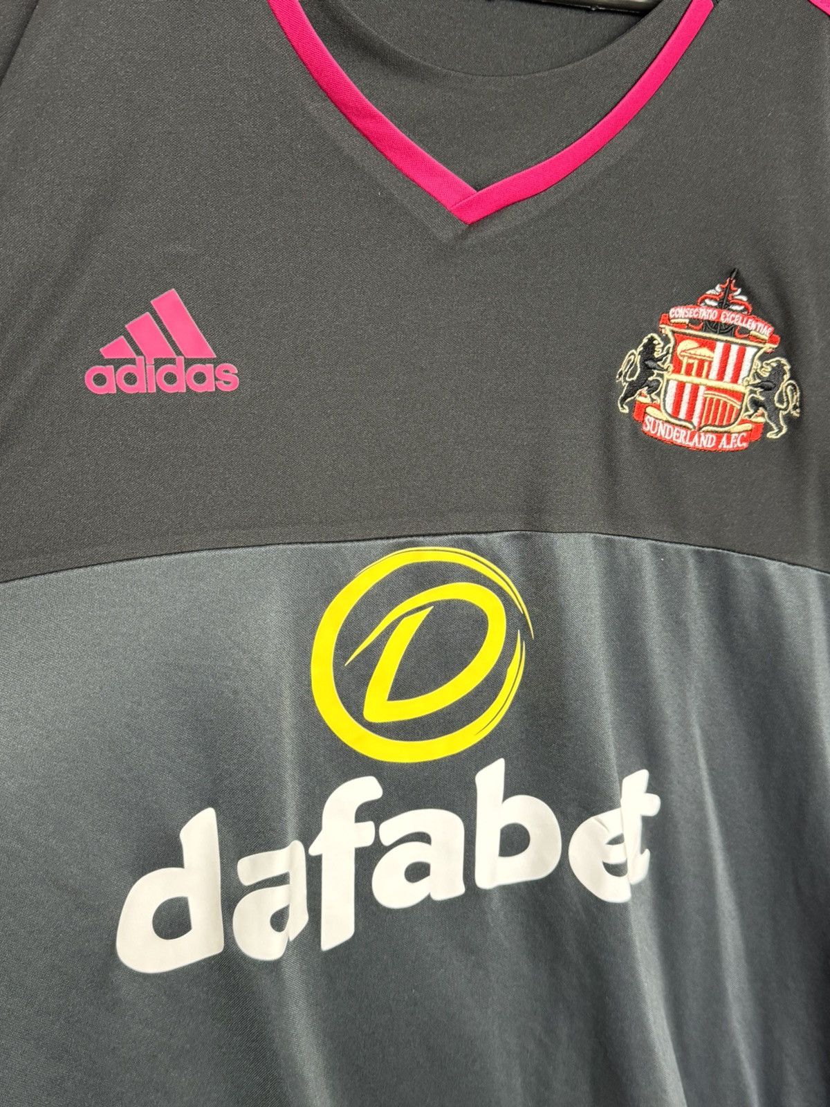 Adidas Sunderland 15/16 Second Goalkeeper Football Jersey Size US XXL / EU 58 / 5 - 3 Thumbnail