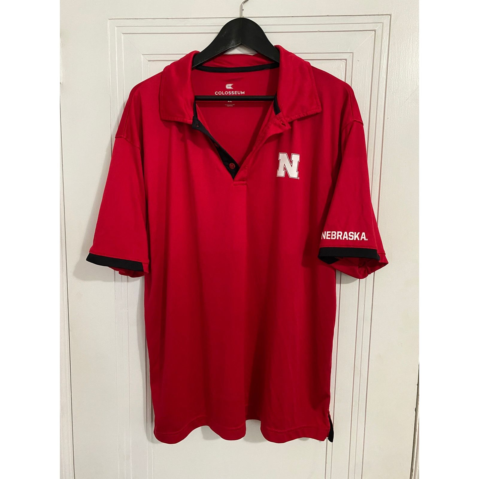 Colosseum Athletics University of Nebraska Cornhuskers Polo Shirt Men's Size XL Size US XL / EU 56 / 4 - 1 Thumbnail