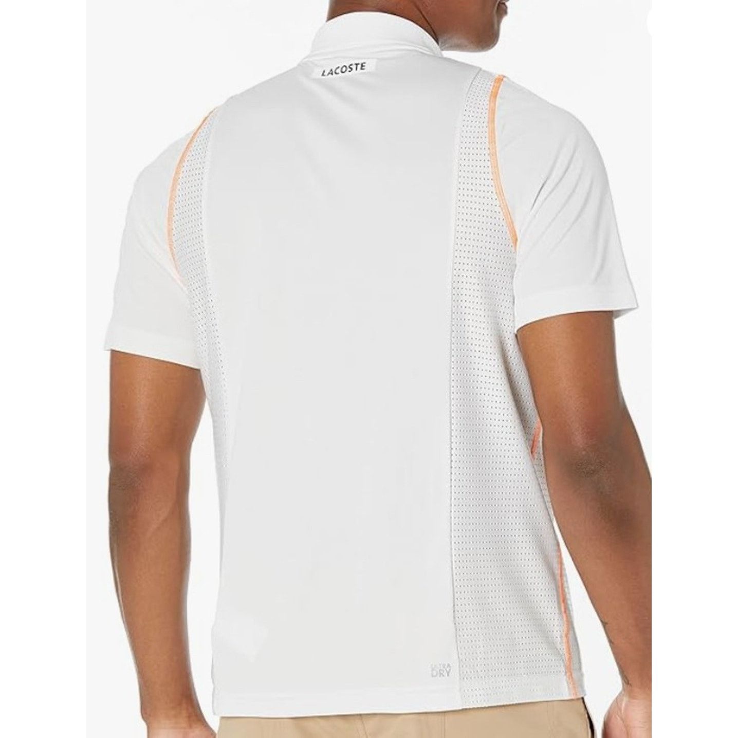 Lacoste Lacoste Men's Regular Fit Heritage Ultra Dry Polo White 3XL Size US XXL / EU 58 / 5 - 3 Thumbnail