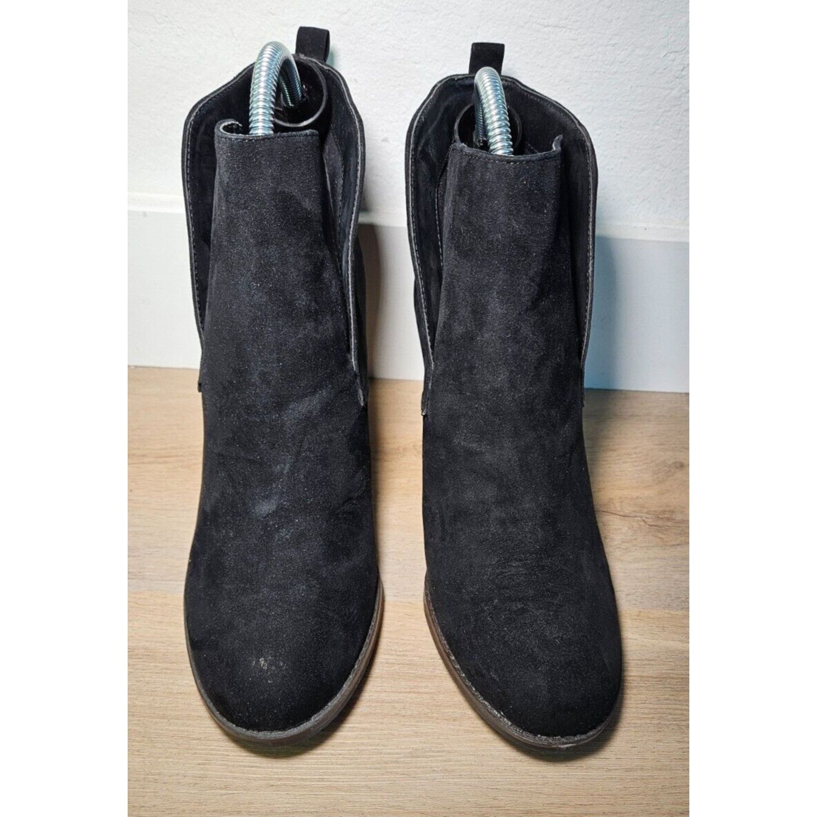 Other A New Day Women’s Black Faux Suede Wedge Boots, Size 11 Size US 11 / IT 41 - 2 Thumbnail
