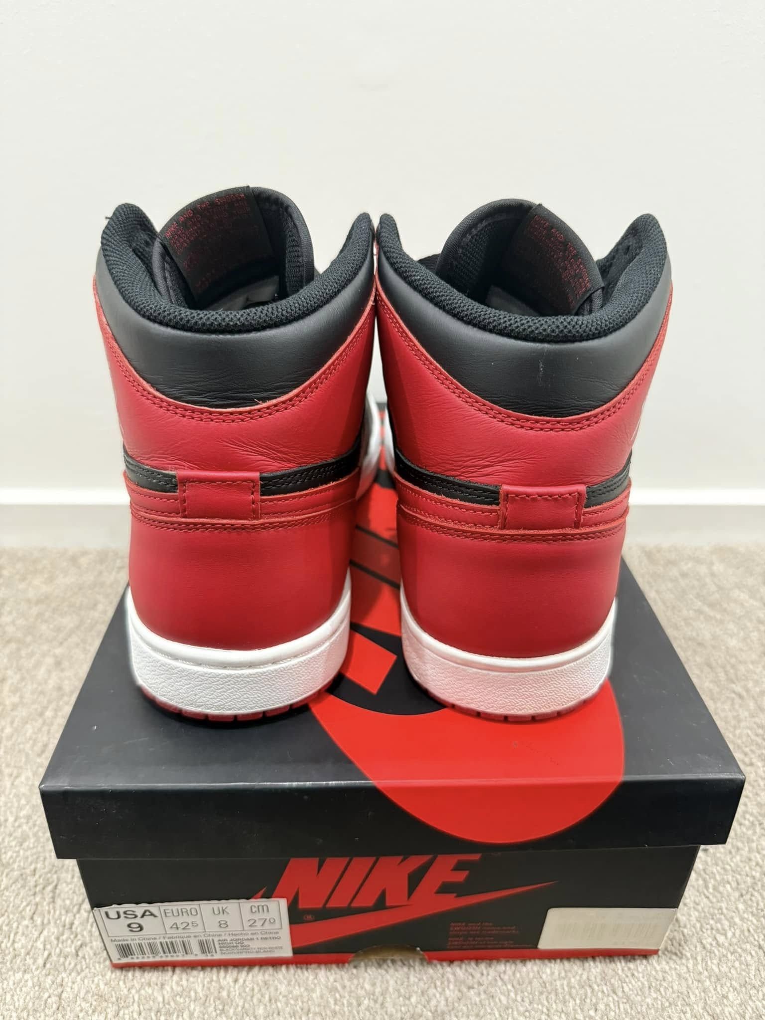 Jordan Brand Air Jordan 1 Bred 2013 US9 Size US 9 / EU 42 - 3 Thumbnail