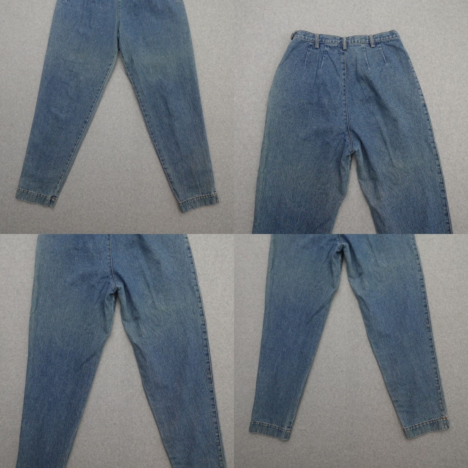 Guess VINTAGE GUESS Jeans Womens 11/12 Baggy Pleated Side Zipper Hip Denim Boyfriend 90s Mens? Size 32" / US 10 / IT 46 - 9 Thumbnail