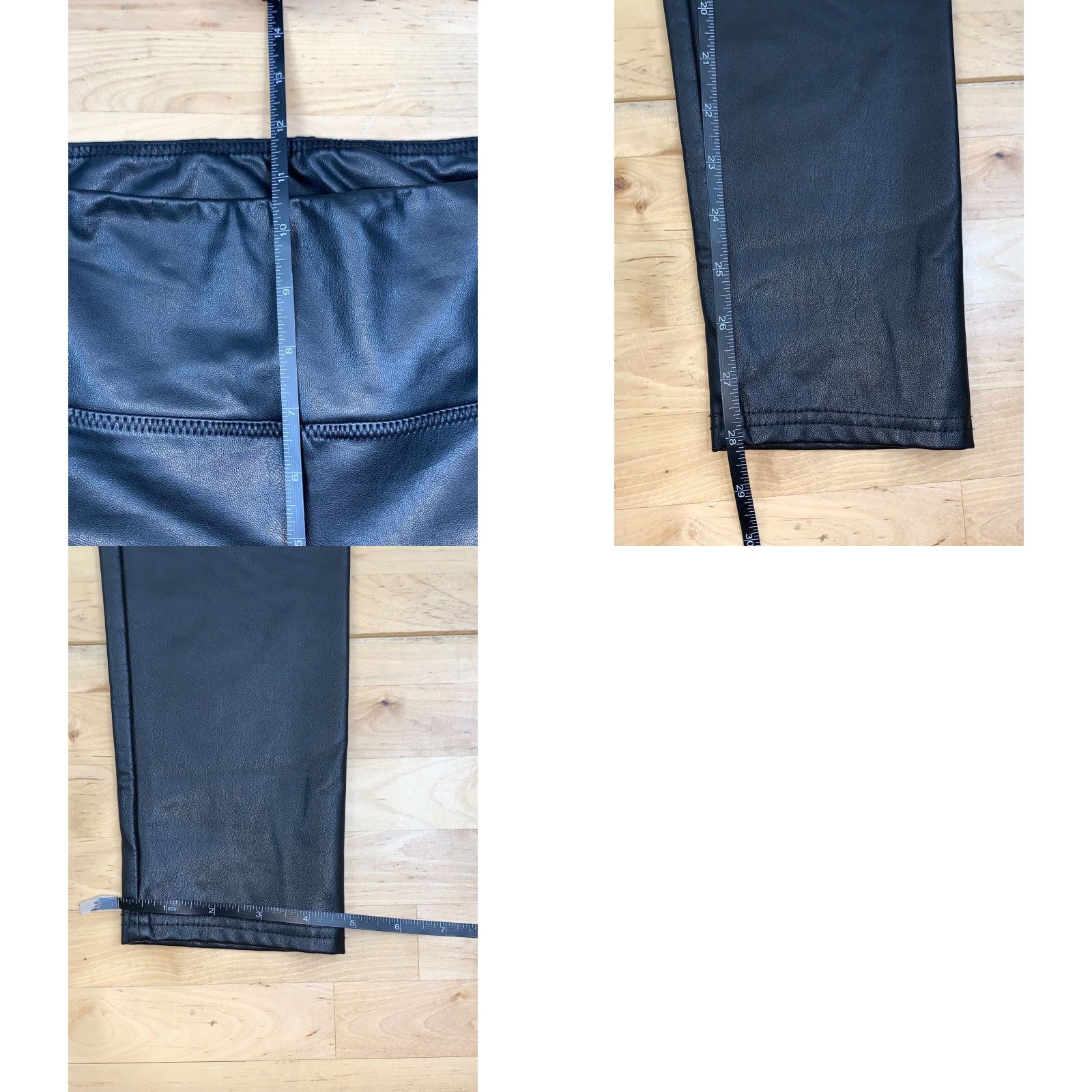 7 For All Mankind Seven For All Mankind Faux Leather Leggings M Black Casual Women Leggings Ankle Faux Leather 7 For All Mankind Casual Women M Black Size 32" / US 10 / IT 46 - 8 Thumbnail