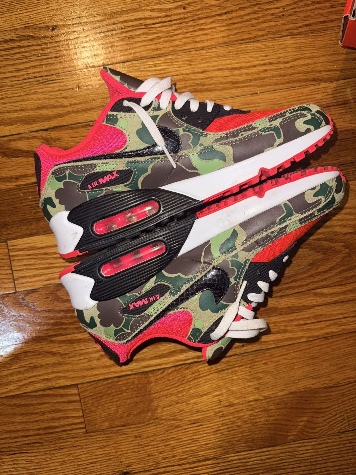 Nike Air Max 90 Reverse Camo Infrared , SZ 8.5 Size US 8.5 / EU 41-42 - 10 Thumbnail