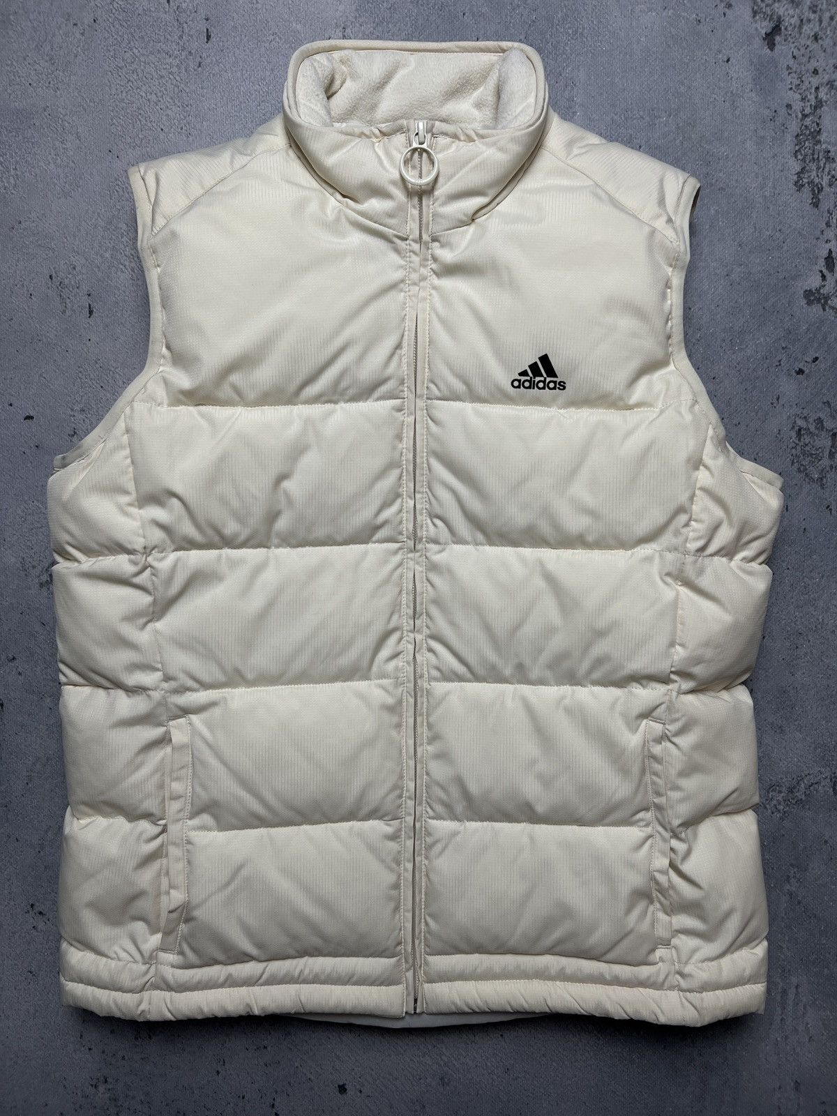 Adidas 00s Adidas Zipper Vintage Puffer Zip-Up Vest y2k 90s Size S / US 4 / IT 40 - 7 Thumbnail