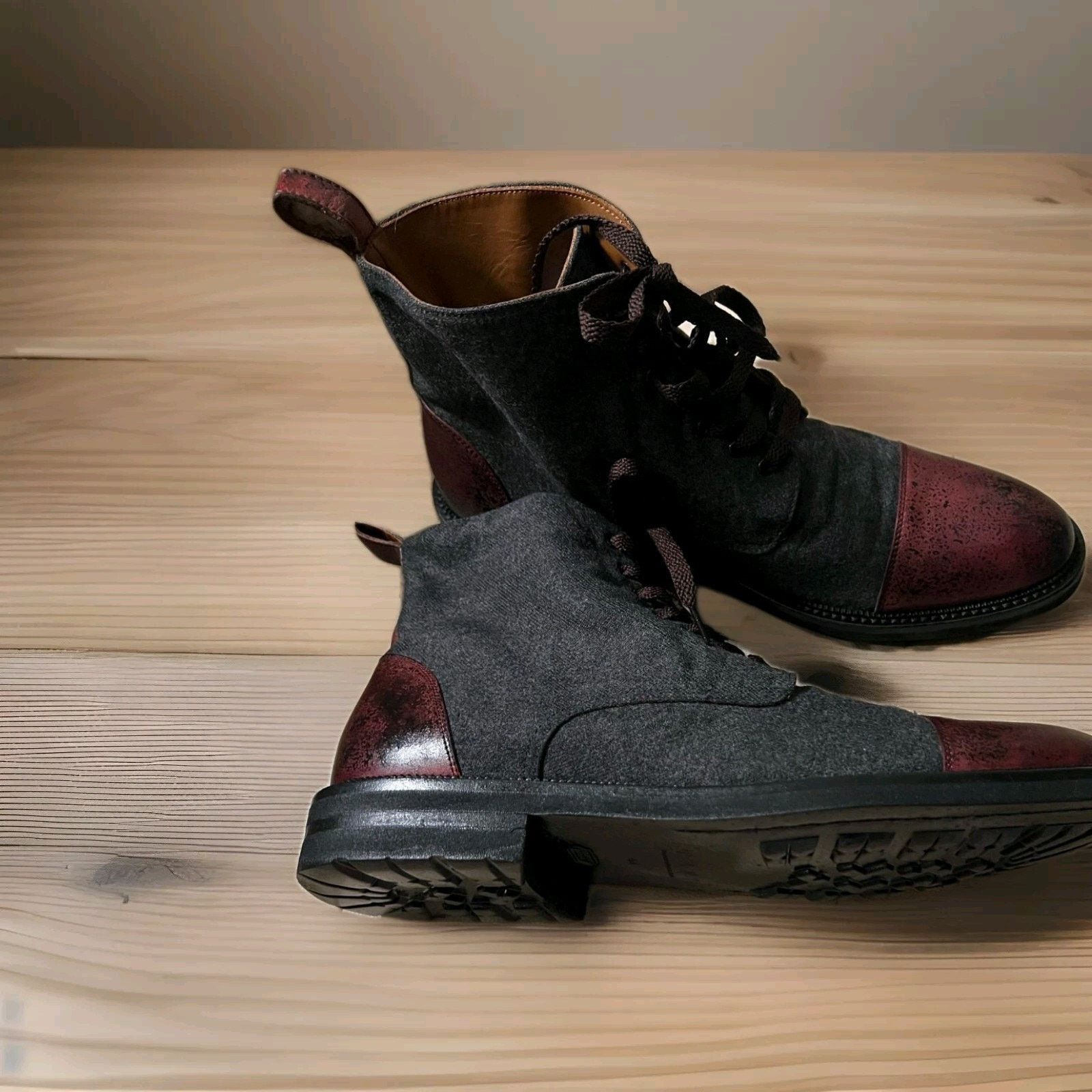 TAFT Brand New TAFT Shoes in Brown Gray Size 11 Size US 11 / EU 44 - 6 Thumbnail
