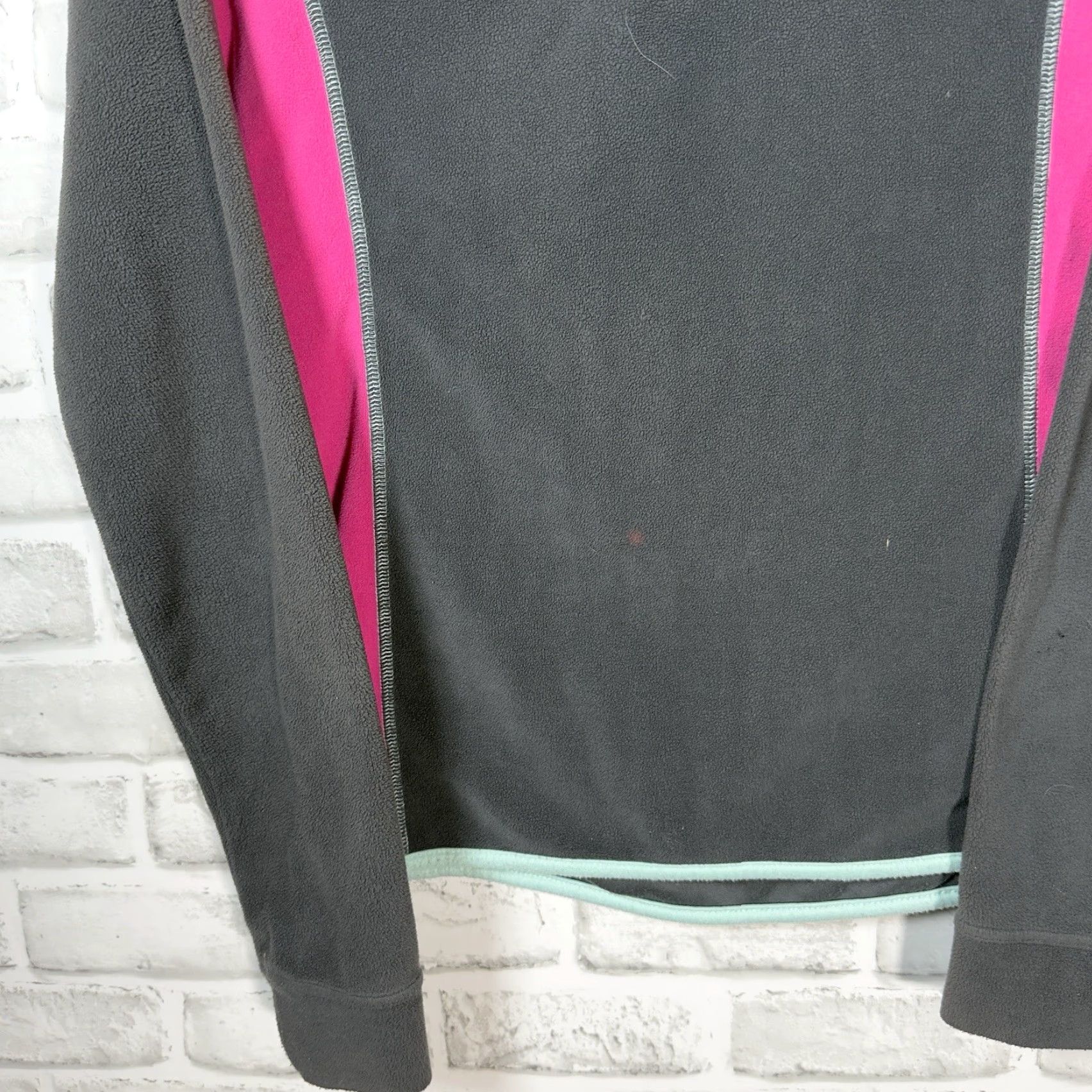 Vintage VINTAGE Horseware Gray 100% Polyester Half Zip-Up Horse Riding Jacket Womens Size 10 Size L / US 10 / IT 46 - 3 Thumbnail