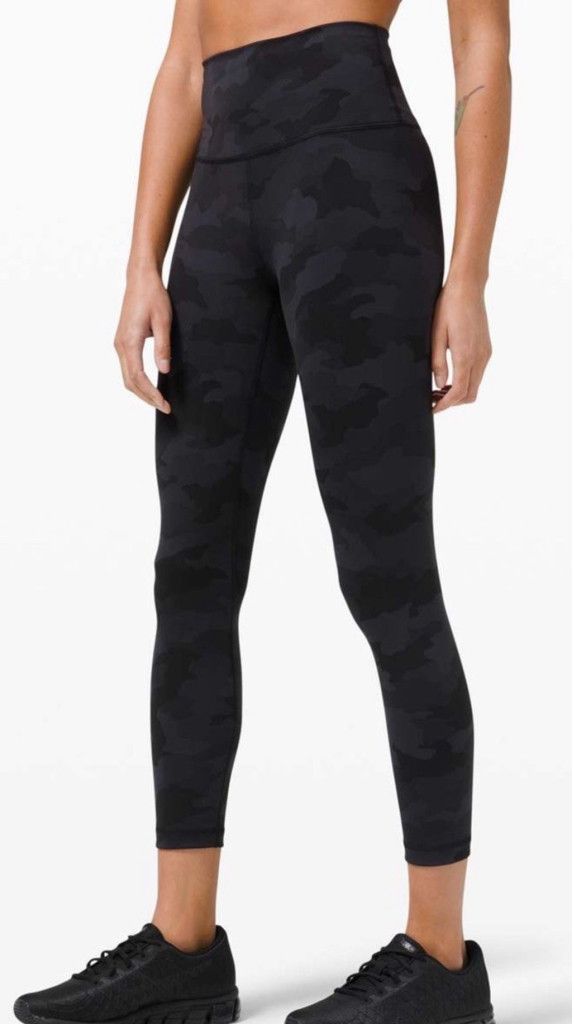 Lululemon Lululemon Wunder Train HR Crop Tight 23” Camo Gray SIZE 4 Size 27" / US 4 / IT 40 - 10 Thumbnail