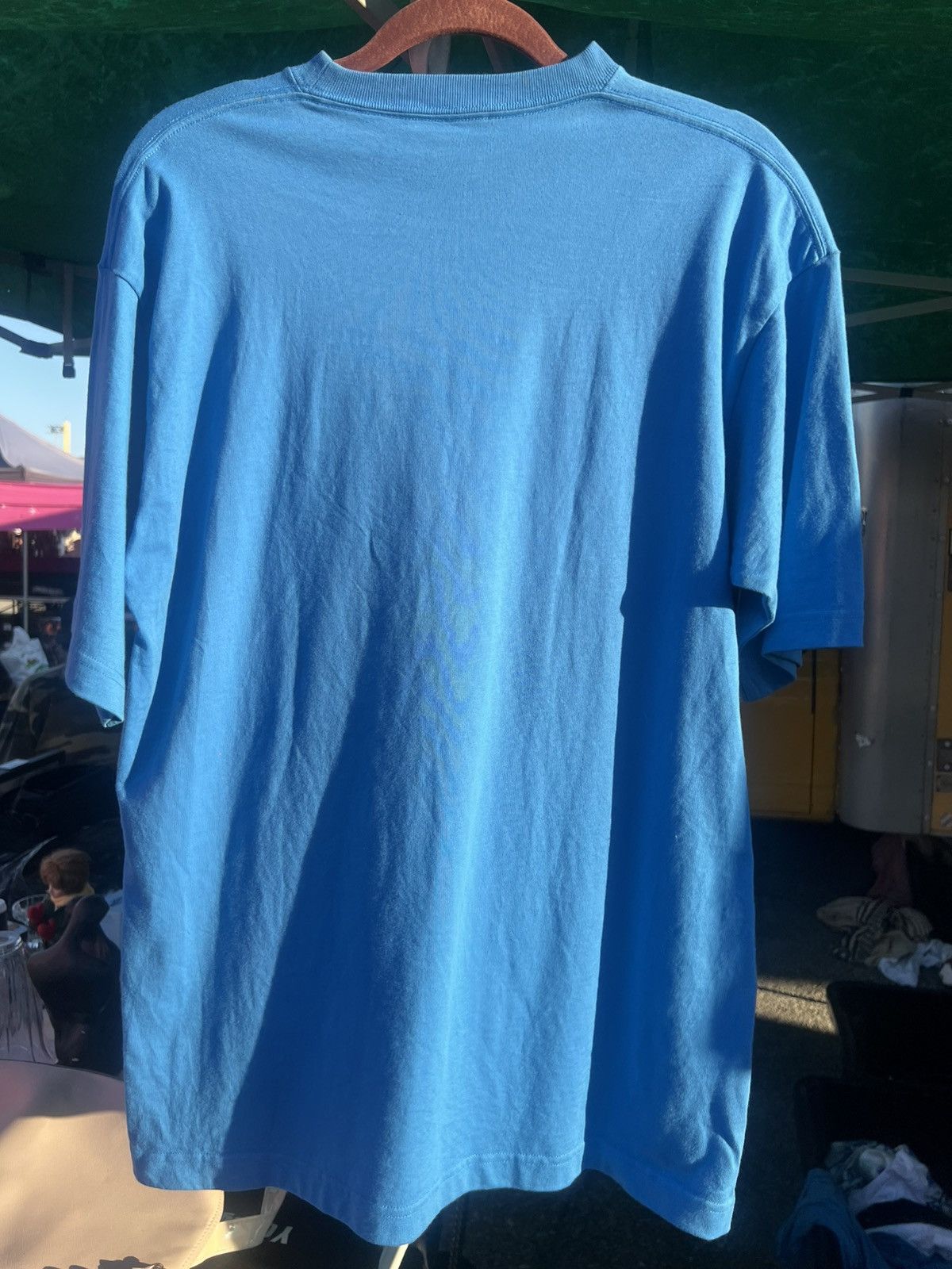 Balenciaga Balenciaga Blue Credit card Logo Tee Size US XXS / EU 40 - 2 Thumbnail
