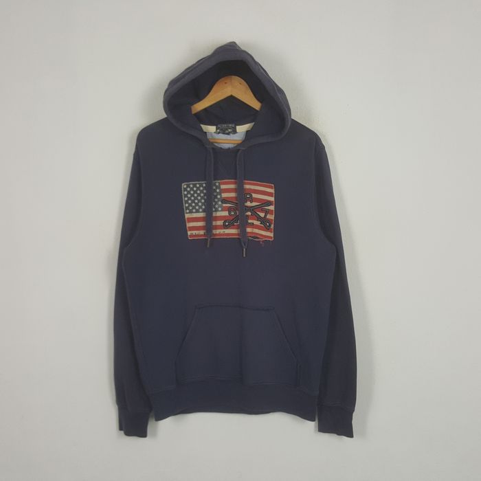 Ralph Lauren Vintage Polo by Ralph Lauren MFG Flag Design Hoodies | Grailed