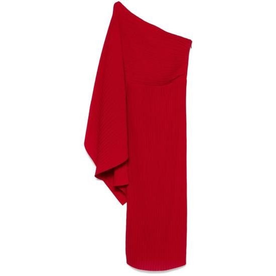 Solace London SOLACE LONDON Women Dresses OS30033 RUBY RED Size XS / US 0-2 / IT 36-38 - 1 Thumbnail