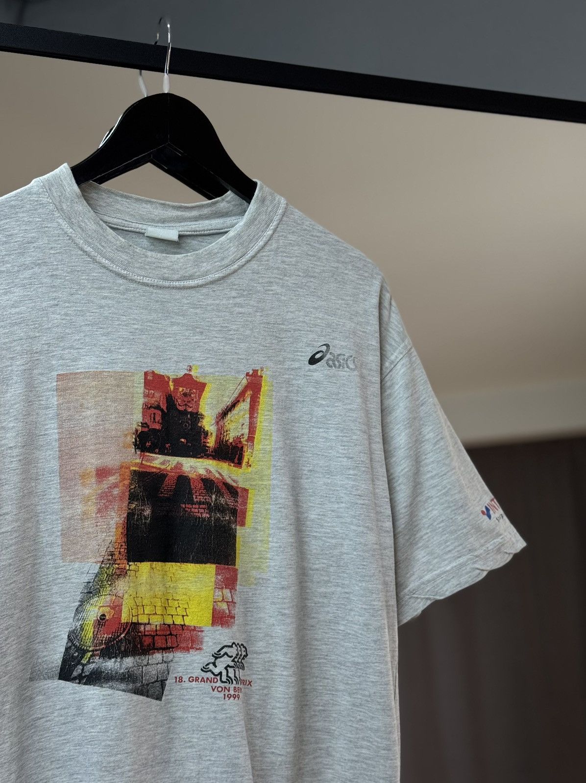 Asics Vintage Asics Grand Prix Von Bern 1999 T-shirt Size US L / EU 52-54 / 3 - 2 Thumbnail