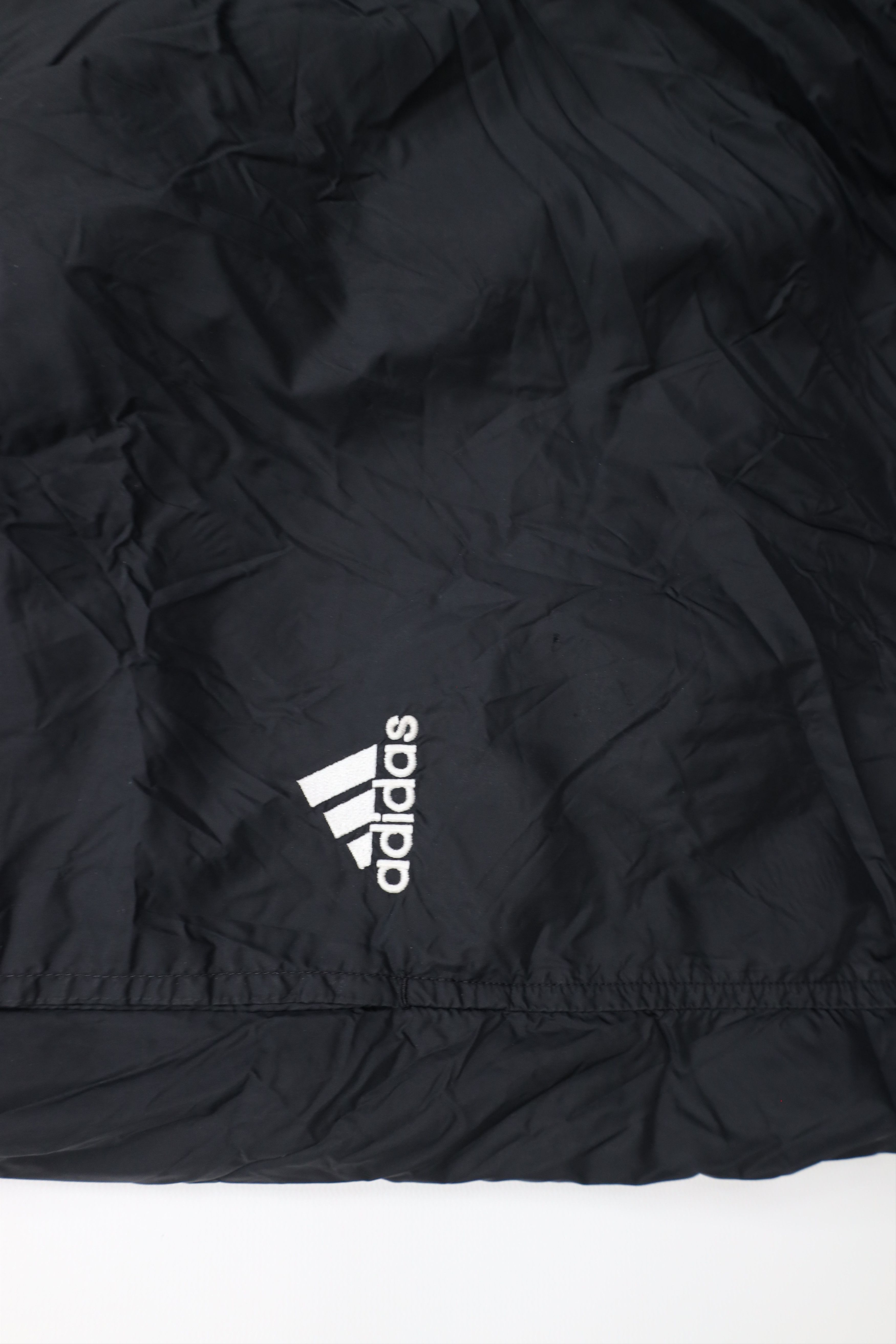 Adidas × Vintage Vintage Y2K 2004 Adidas Spell Out Lined Wide Leg Pants Black Size US 36 / EU 52 - 8 Thumbnail