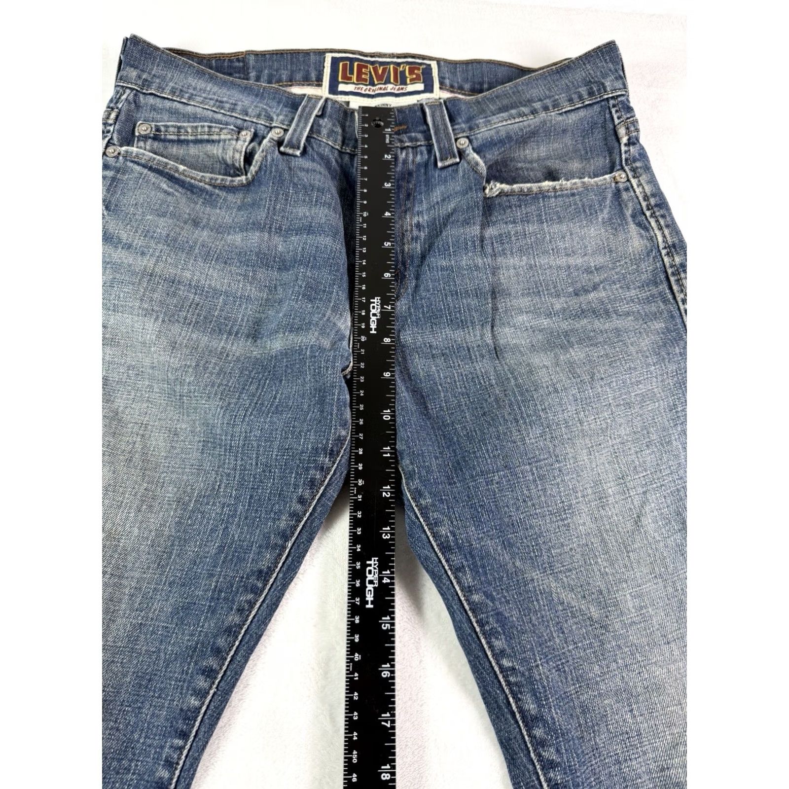 Levi's VINTAGE Levi's 511 Jeans Men Skinny 33x32 Blue Regular Fit Zip Size US 33 - 7 Thumbnail