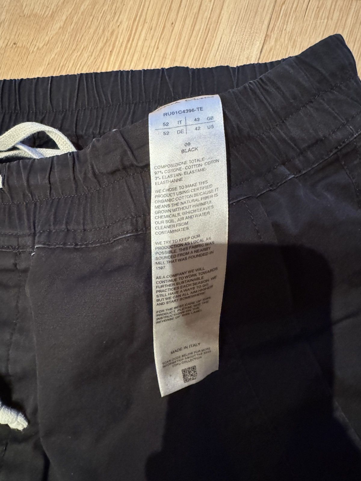 Rick Owens Black Mastodon Cargo Pants Size US 36 / EU 52 - 3 Thumbnail