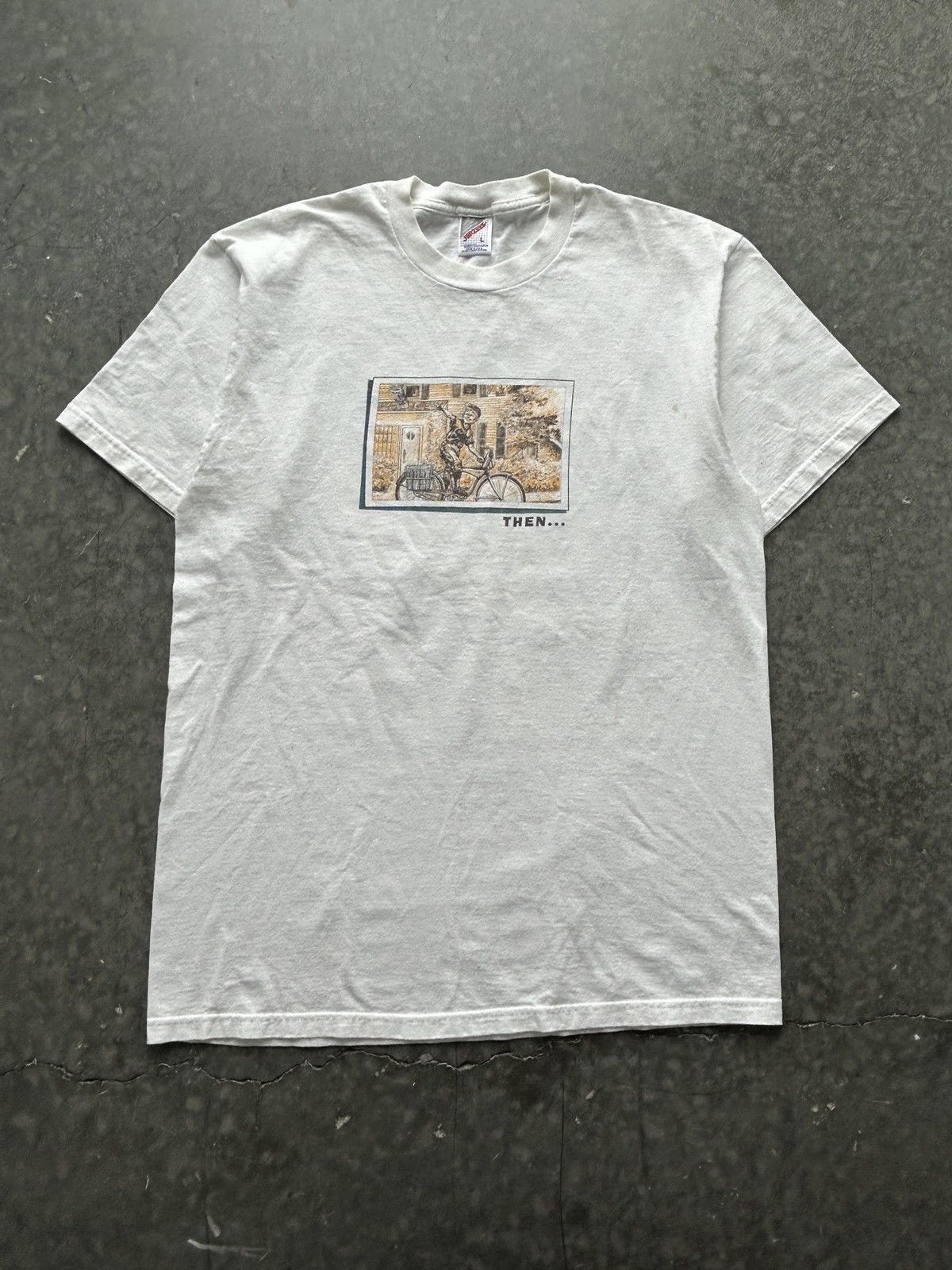 Vintage Vintage 90s Extreme Mountain Biking Graphic Tee Size US L / EU 52-54 / 3 - 2 Thumbnail