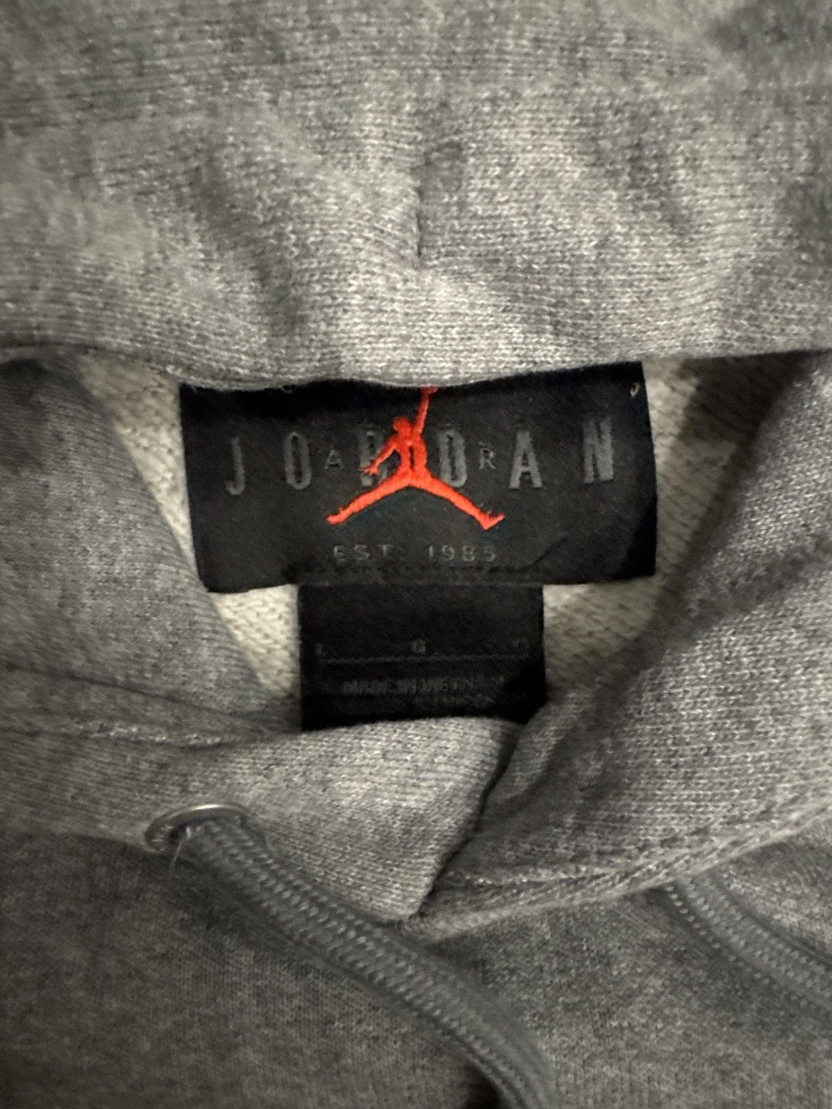 Jordan Brand × Vintage Jordan Flight Logo Hoodie Size US L / EU 52-54 / 3 - 4 Thumbnail