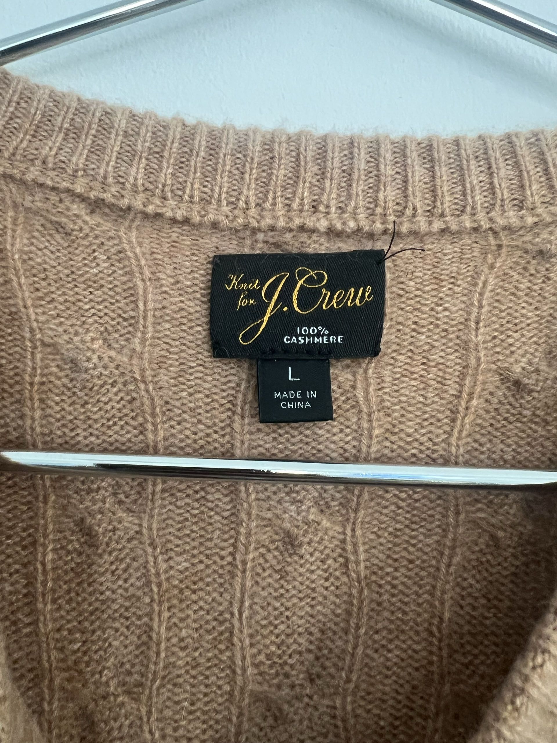 J.Crew J.Crew Cashmere Cable Crewneck Sweater (Babenzien-Era) Size US M / EU 48-50 / 2 - 5 Thumbnail