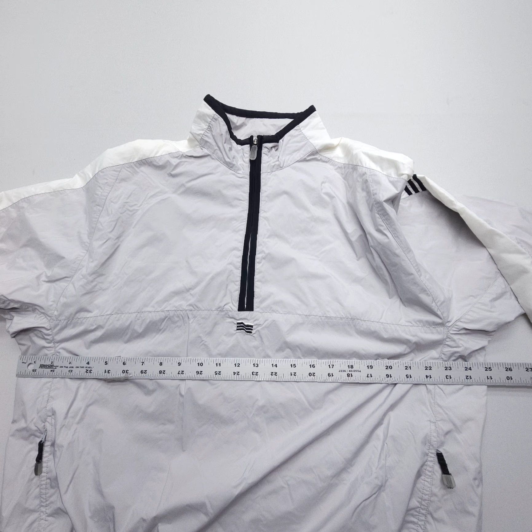 Adidas VINTAGE Adidas Windbreaker Mens M Silver 90s Street Jacket Size US M / EU 48-50 / 2 - 7 Thumbnail