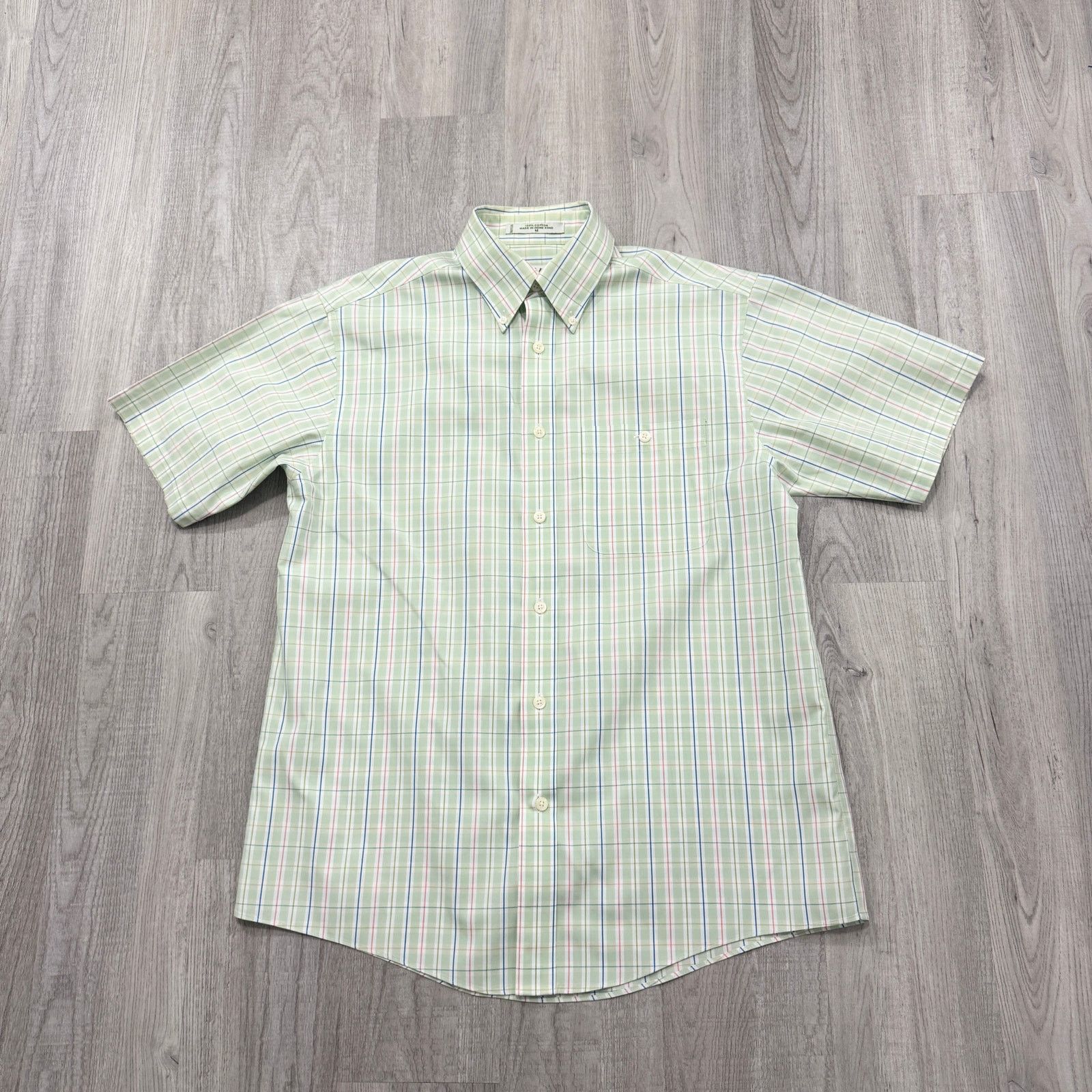 Orvis Orvis Short Sleeve Plaid Shirt Men's Medium Green Preppy Size US M / EU 48-50 / 2 - 2 Thumbnail
