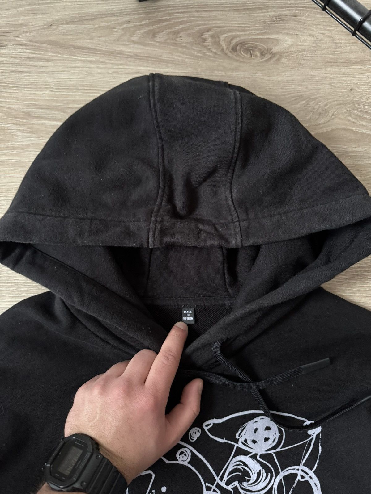 MCQ MCQ Alexander McQueen Big Logo Print Hoodie Size L / US 10 / IT 46 - 7 Thumbnail